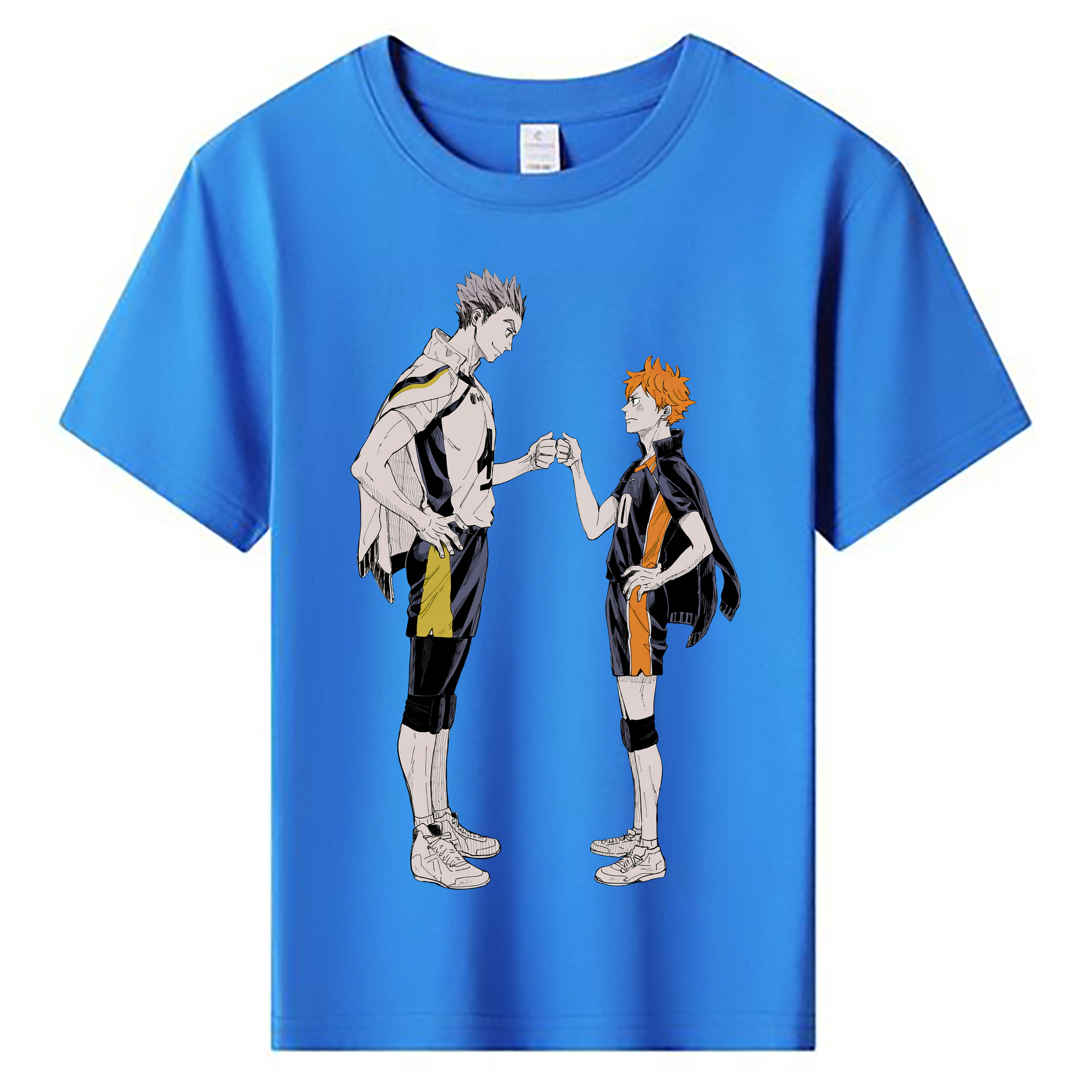 （画像用） ハイキュー!! Haikyu!! 綿100％キッズTシャツ（フロントプリント）